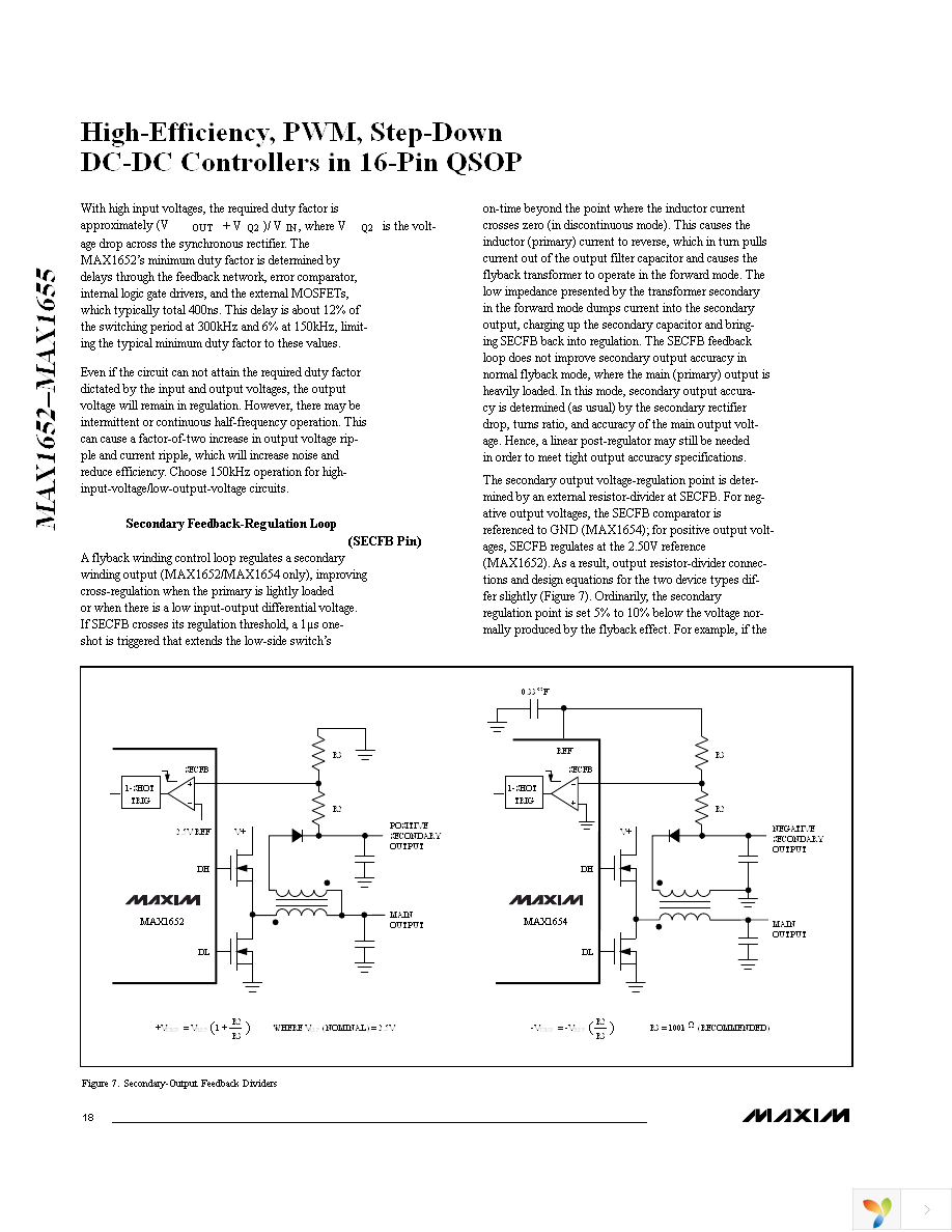 MAX1653EEE+ Page 18