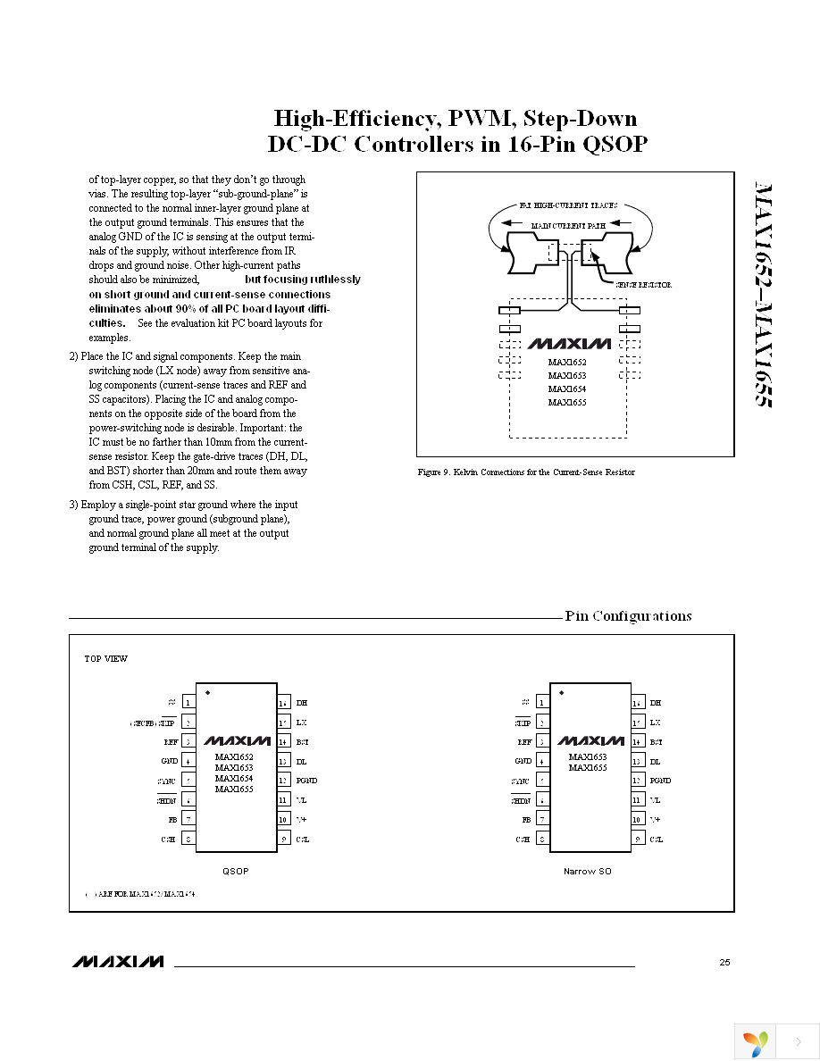 MAX1653EEE+ Page 25