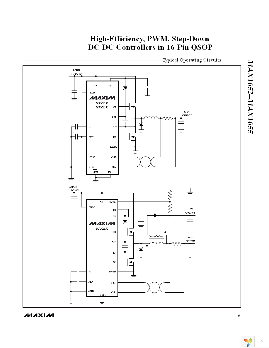 MAX1653EEE+ Page 5