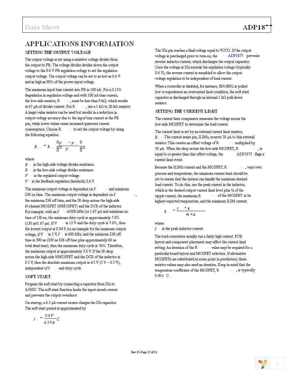 ADP1877ACPZ-R7 Page 17