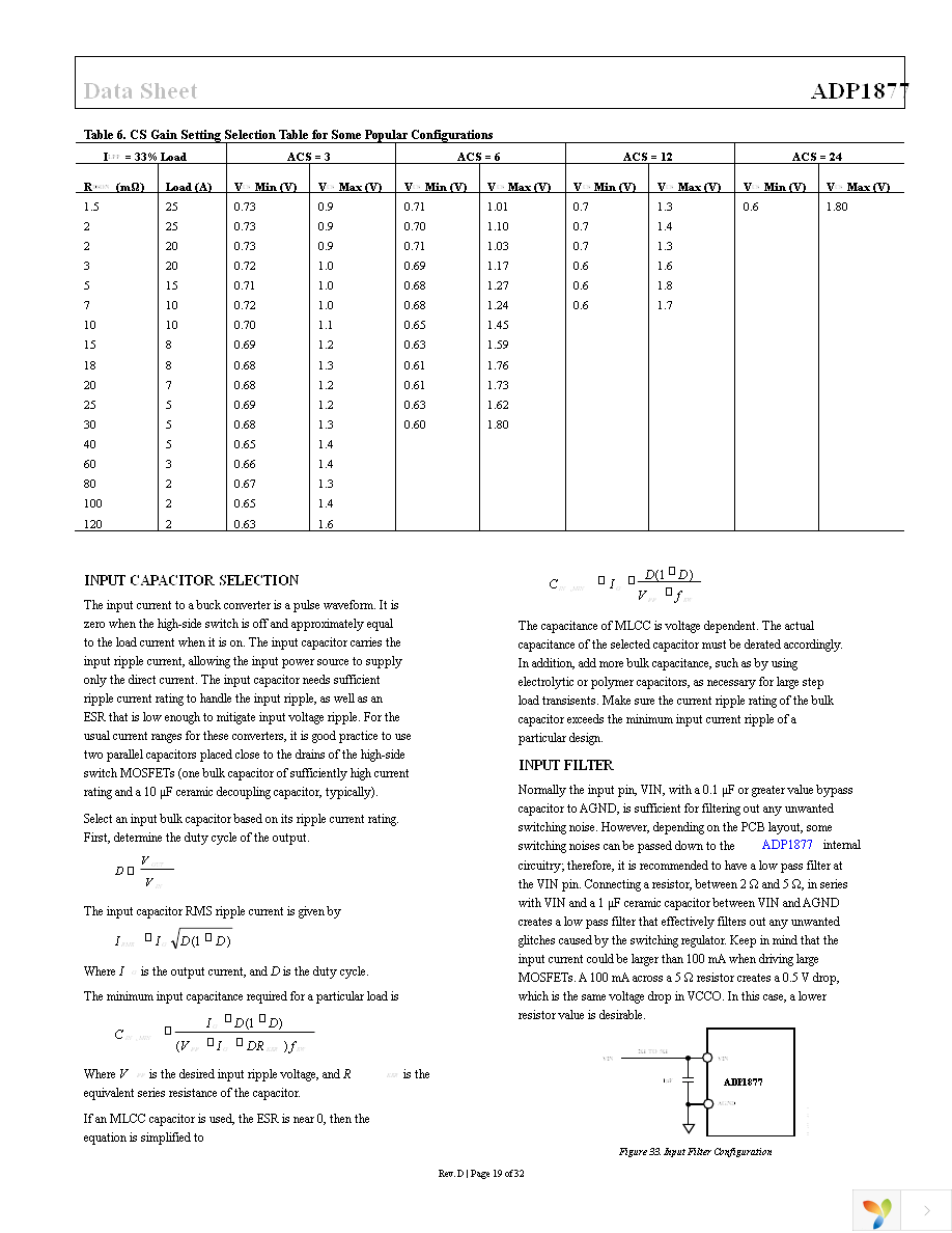 ADP1877ACPZ-R7 Page 19