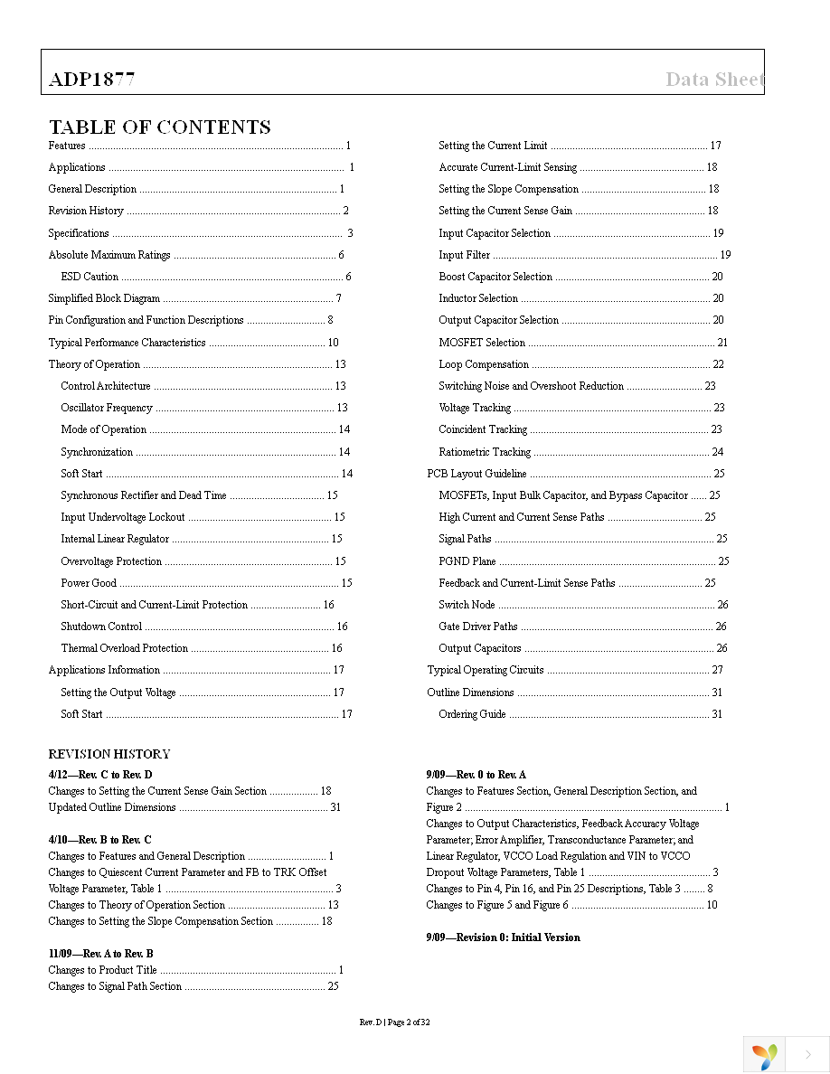 ADP1877ACPZ-R7 Page 2