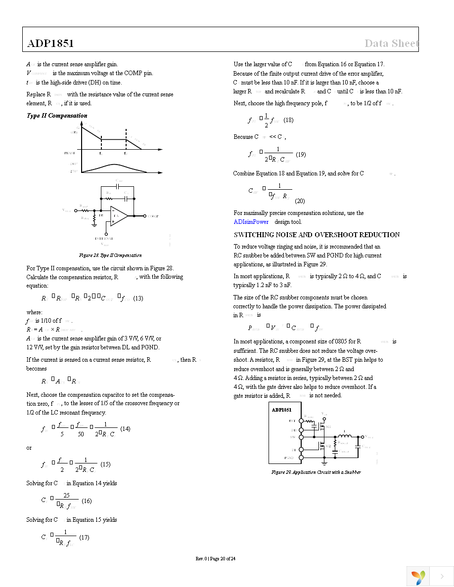 ADP1851ACPZ-R7 Page 20