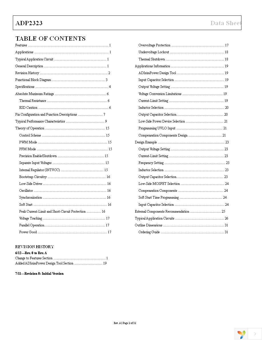 ADP2323ACPZ-R7 Page 2