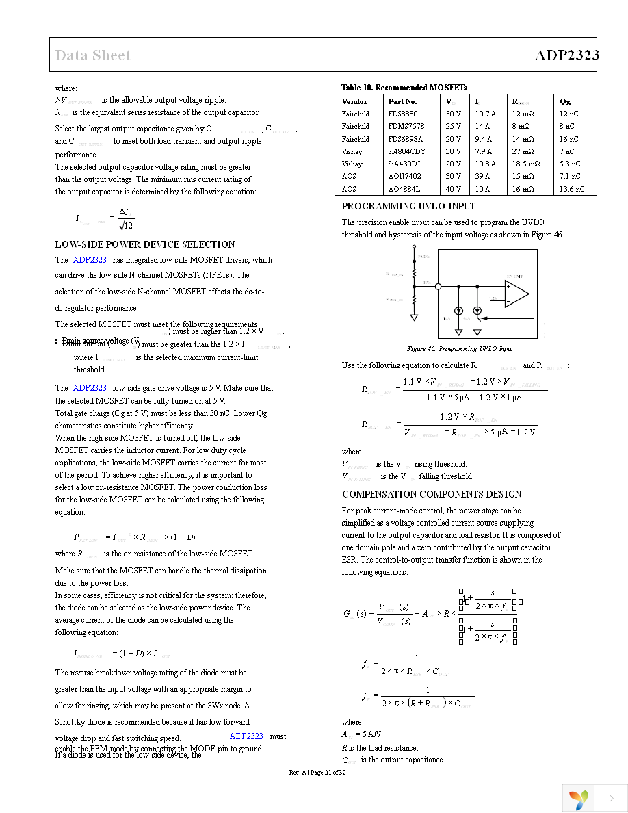 ADP2323ACPZ-R7 Page 21