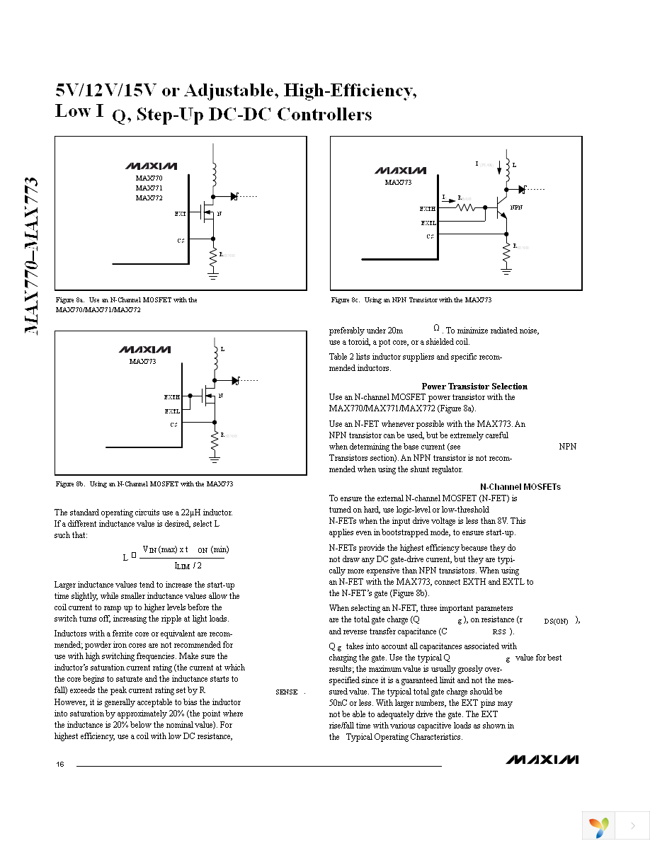 MAX771CSA+ Page 16