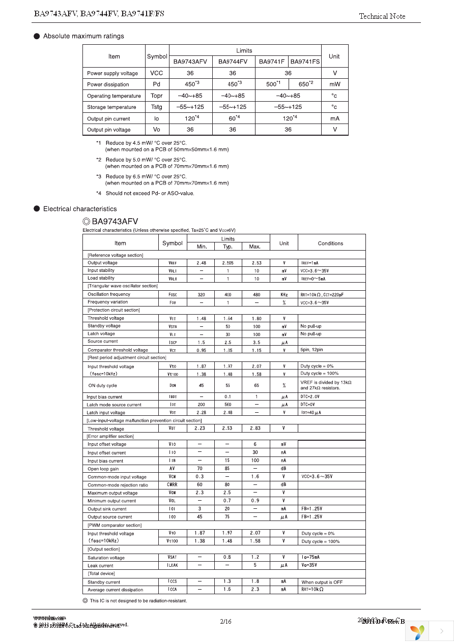 BA9743AFV-E2 Page 2