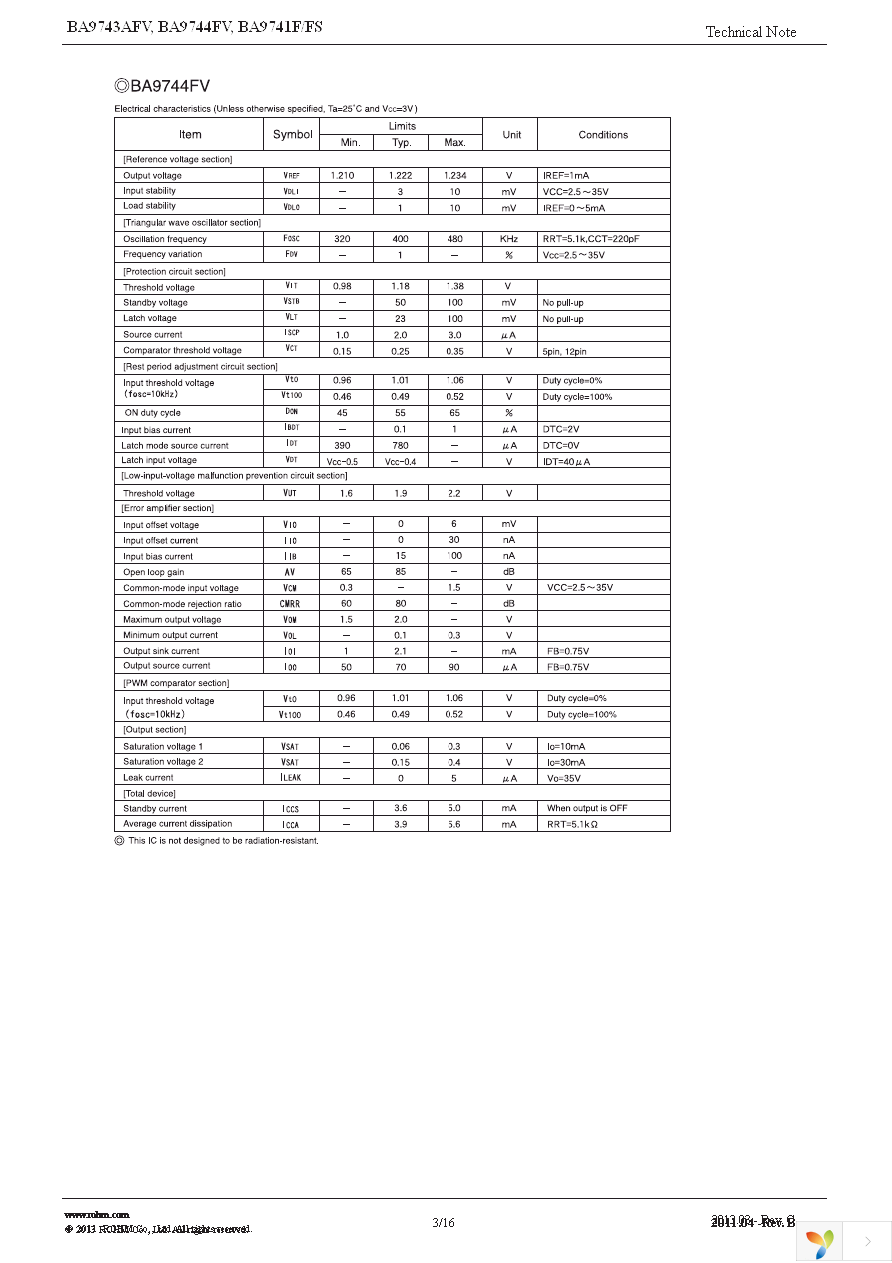 BA9743AFV-E2 Page 3