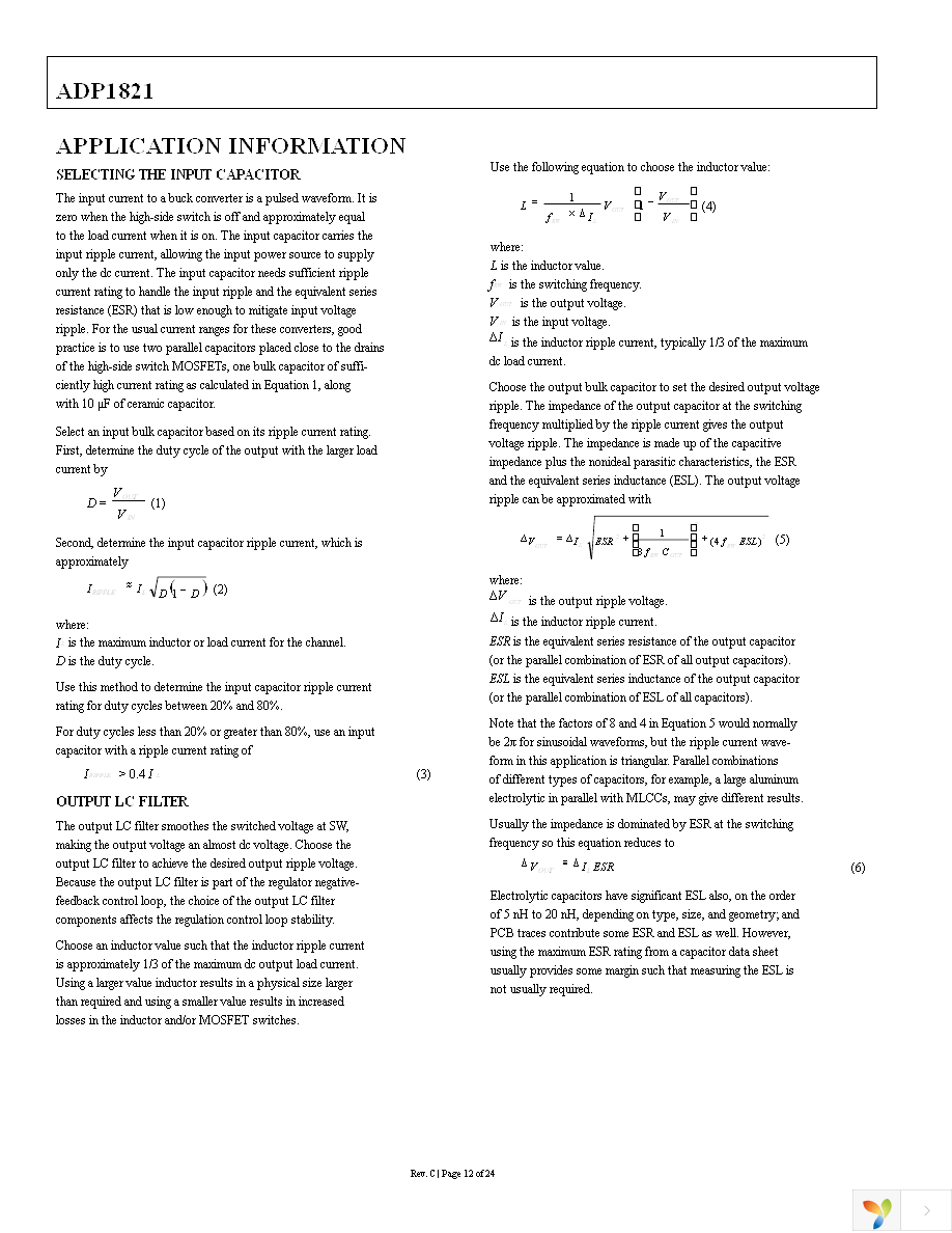 ADP1821ARQZ-R7 Page 12