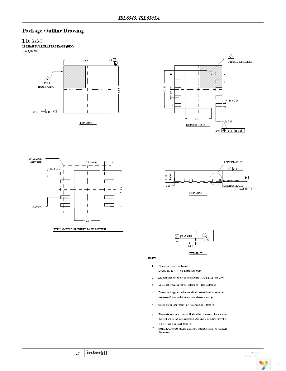 ISL6545CBZ-T Page 15