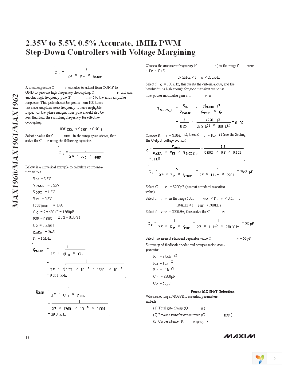 MAX1960EEP+ Page 18