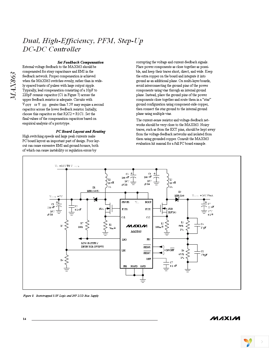 MAX863EEE+ Page 14