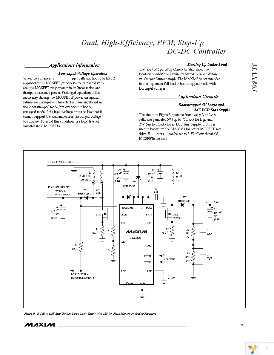 MAX863EEE+ Page 15