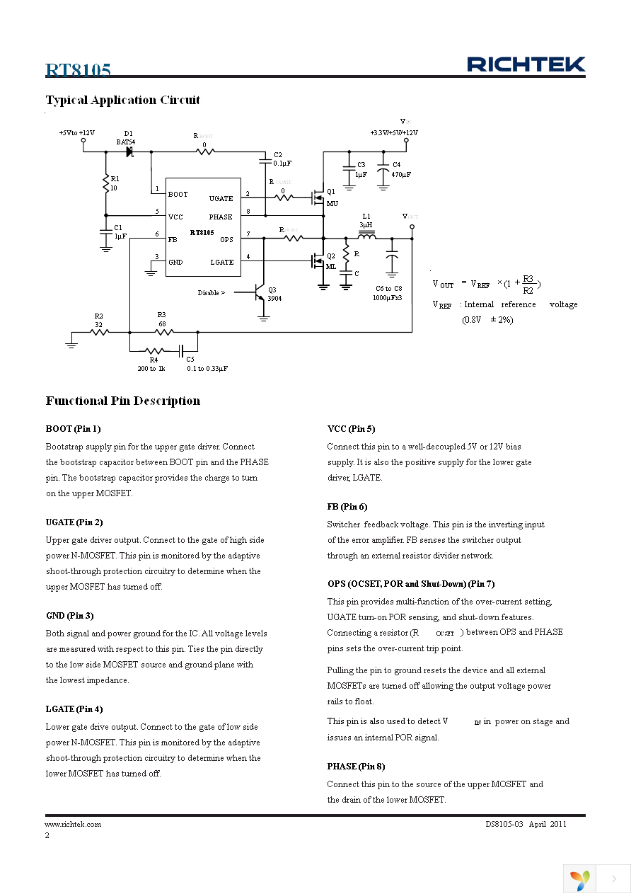 RT8105GS Page 2