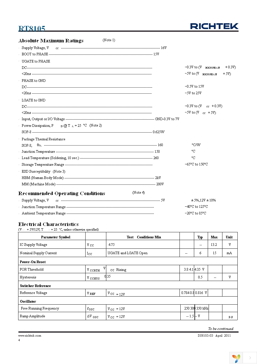 RT8105GS Page 4