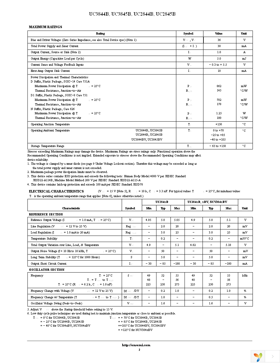 UC3845BD1R2G Page 2