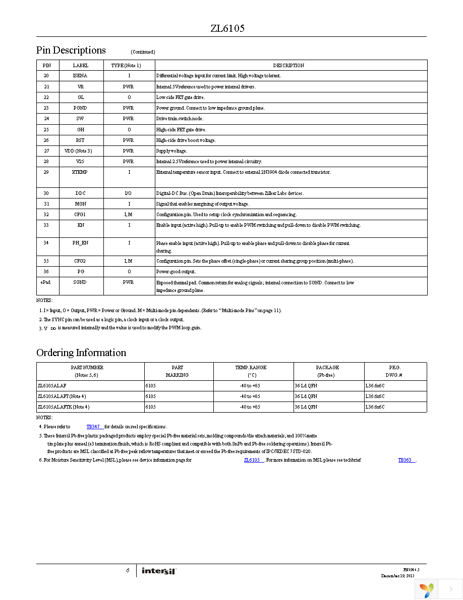 ZL6105ALAF Page 6