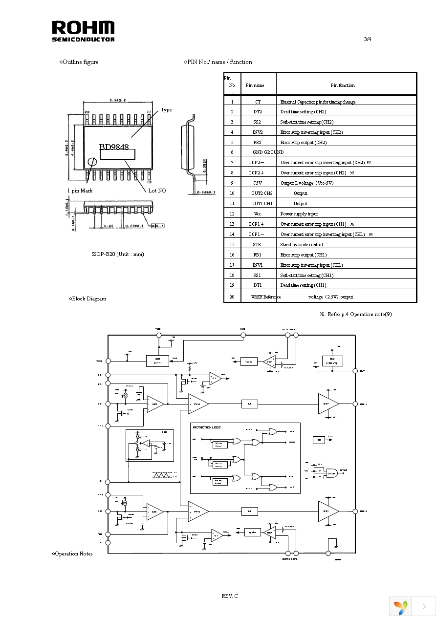 BD9848FV-E2 Page 3