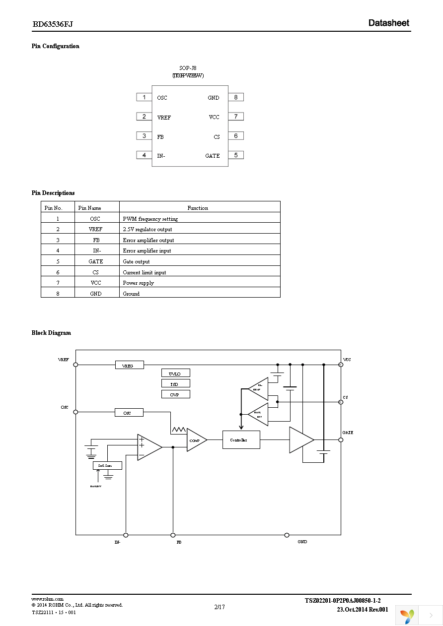 BD63536FJ-E2 Page 2