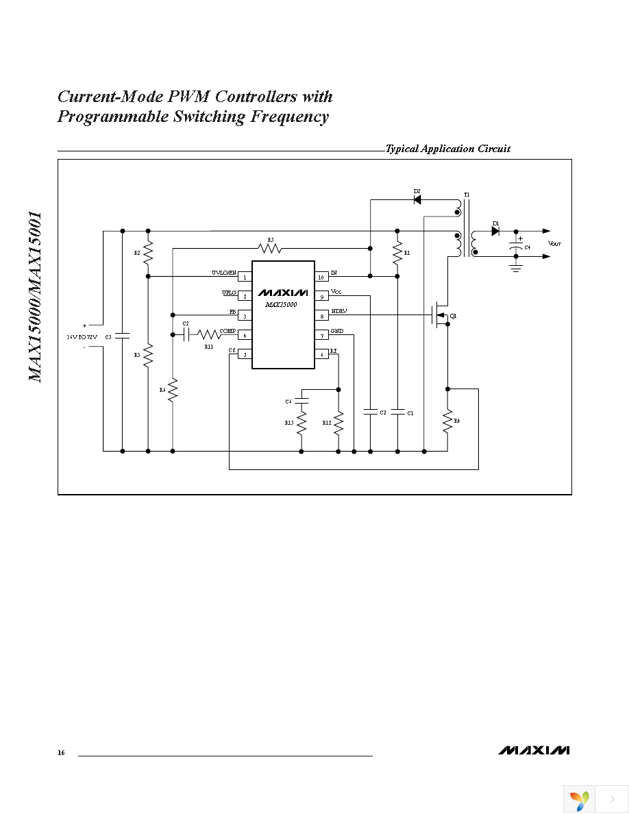 MAX15001AEUB+ Page 16