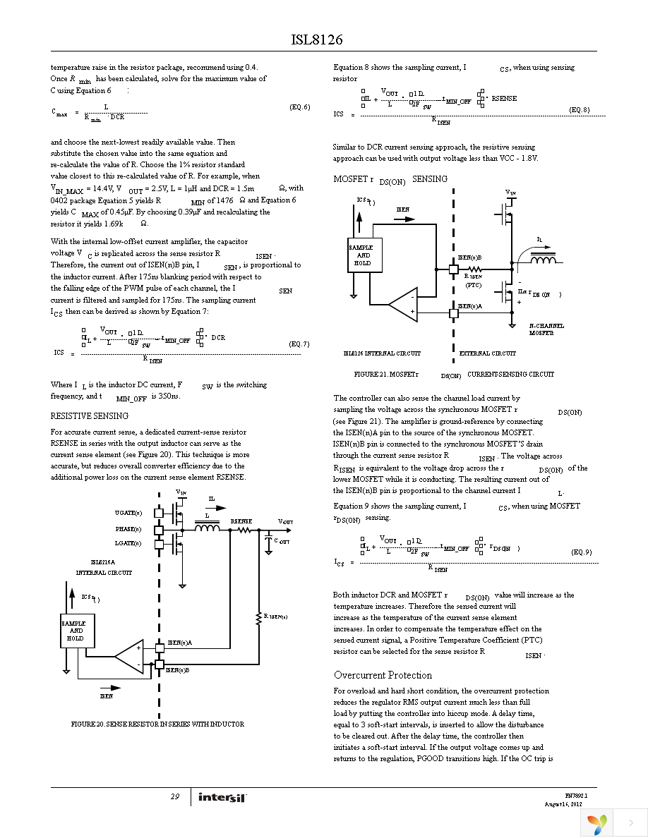 ISL8126CRZ-T7A Page 29