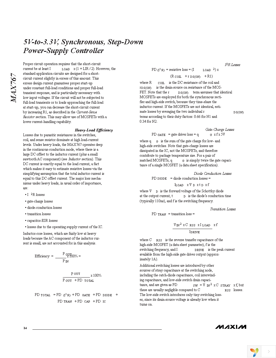 MAX767EAP+ Page 14