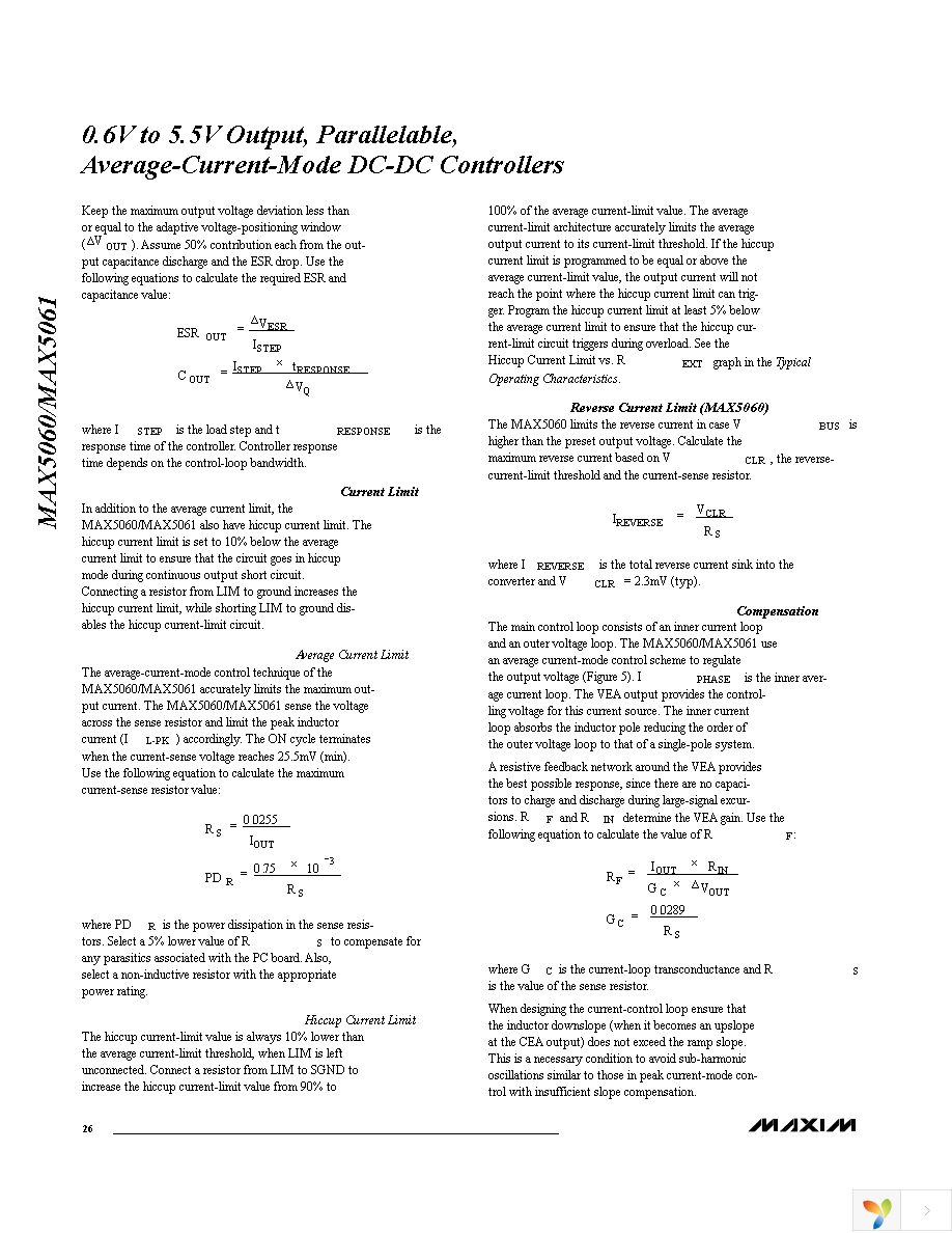 MAX5060ATI+ Page 26