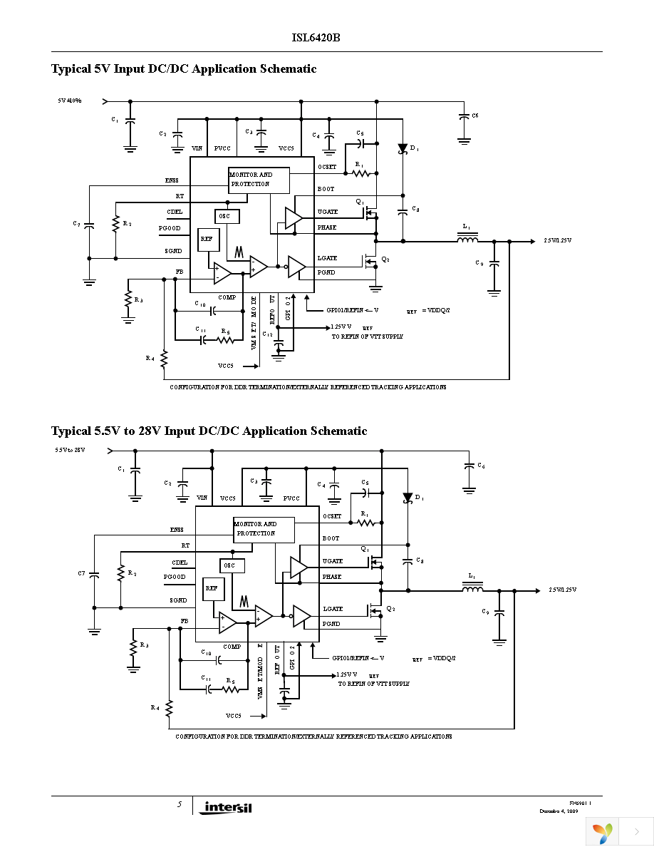 ISL6420BIAZ-T7A Page 5