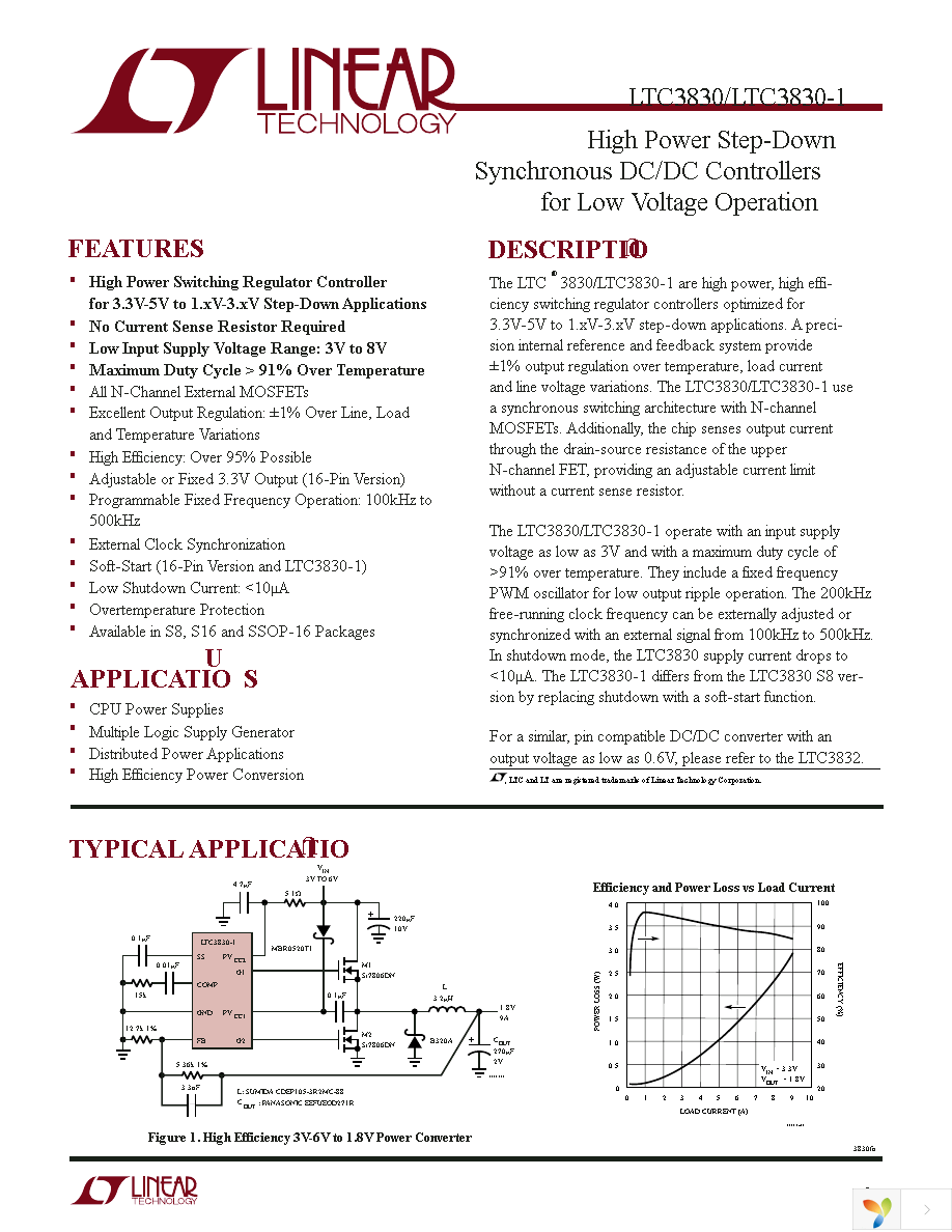 LTC3830ES8 Page 1