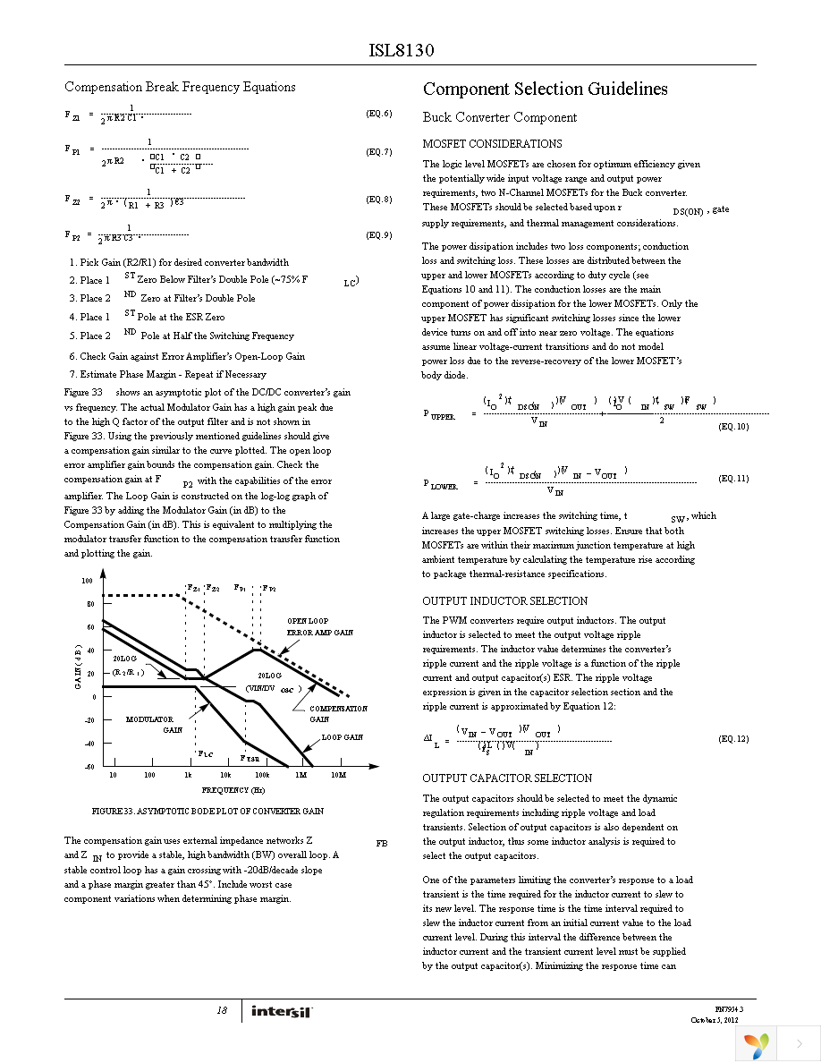 ISL8130IAZ Page 18