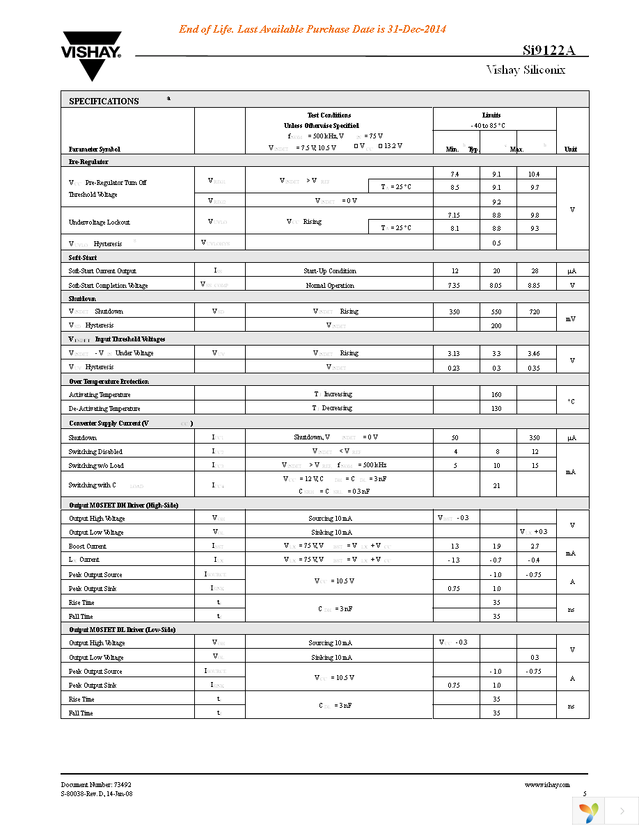 SI9122ADQ-T1-E3 Page 5