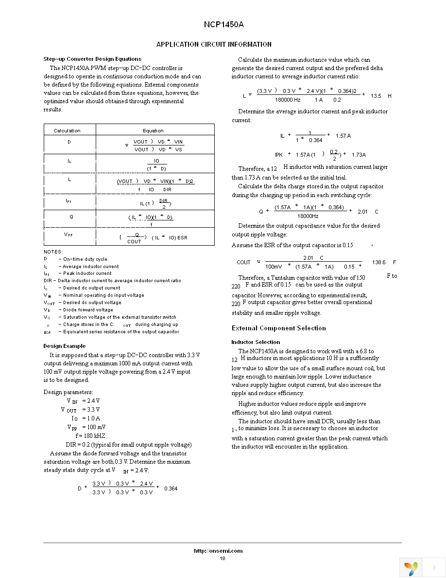 NCP1450ASN33T1G Page 18