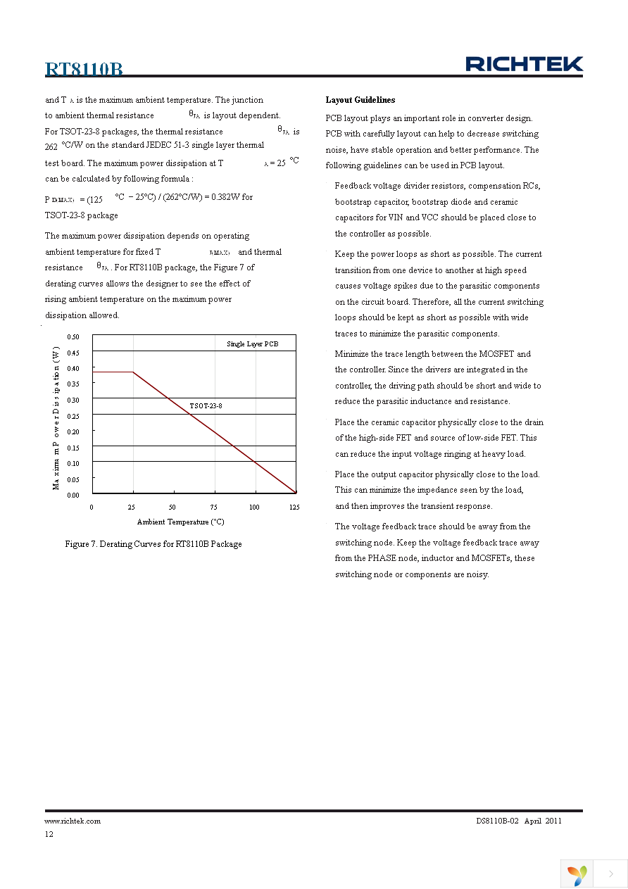 RT8110BGJ8 Page 12