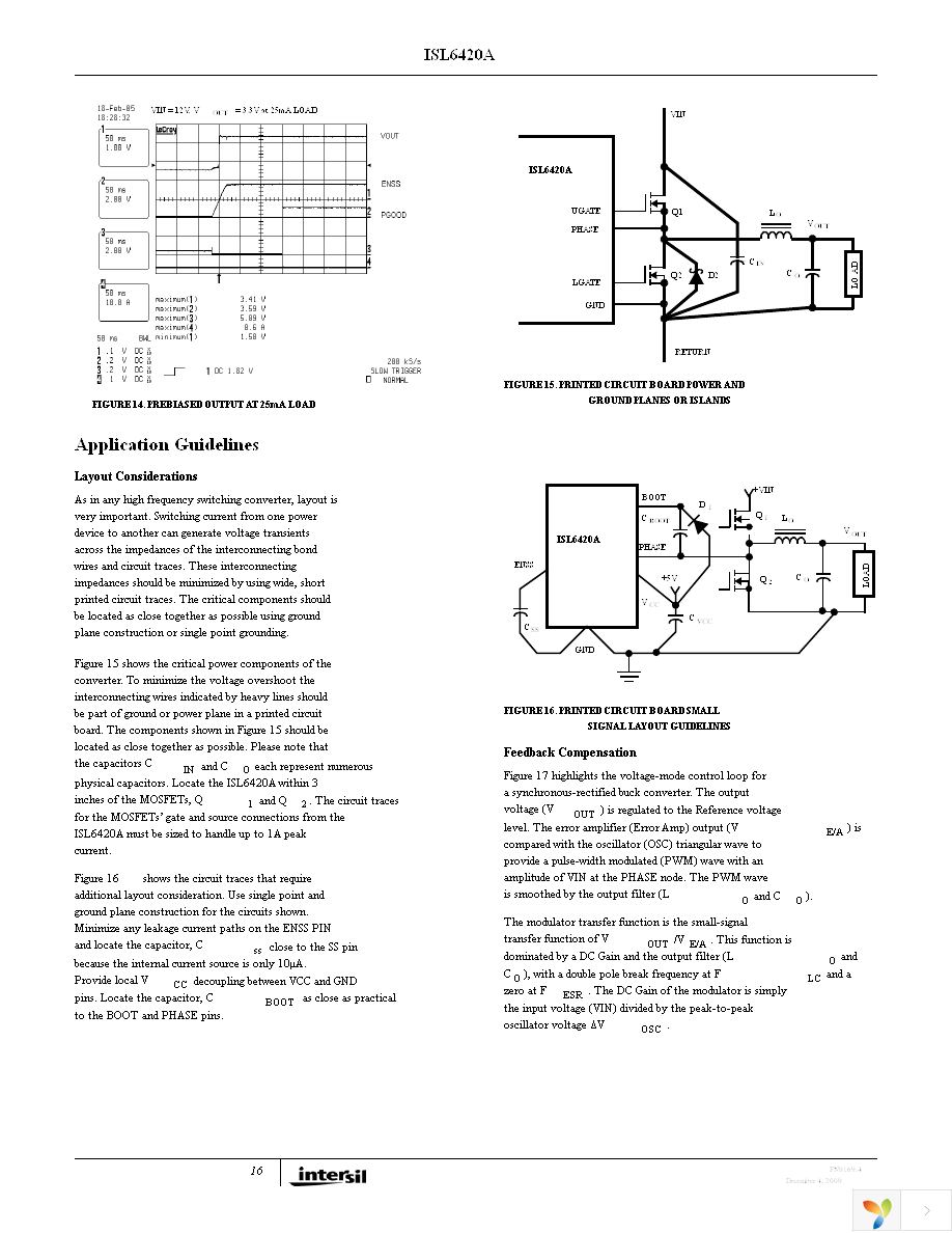 ISL6420AIAZ Page 16