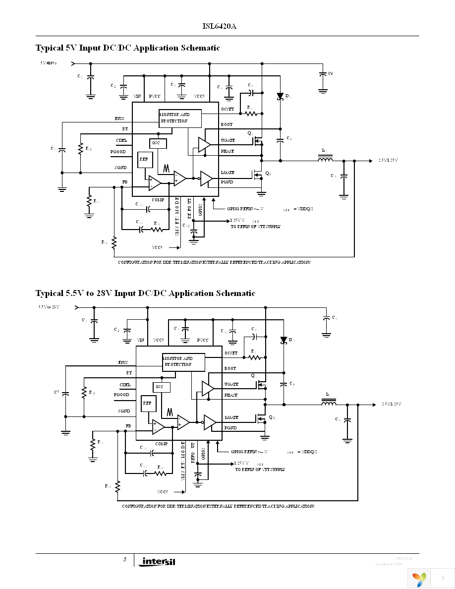 ISL6420AIAZ Page 5