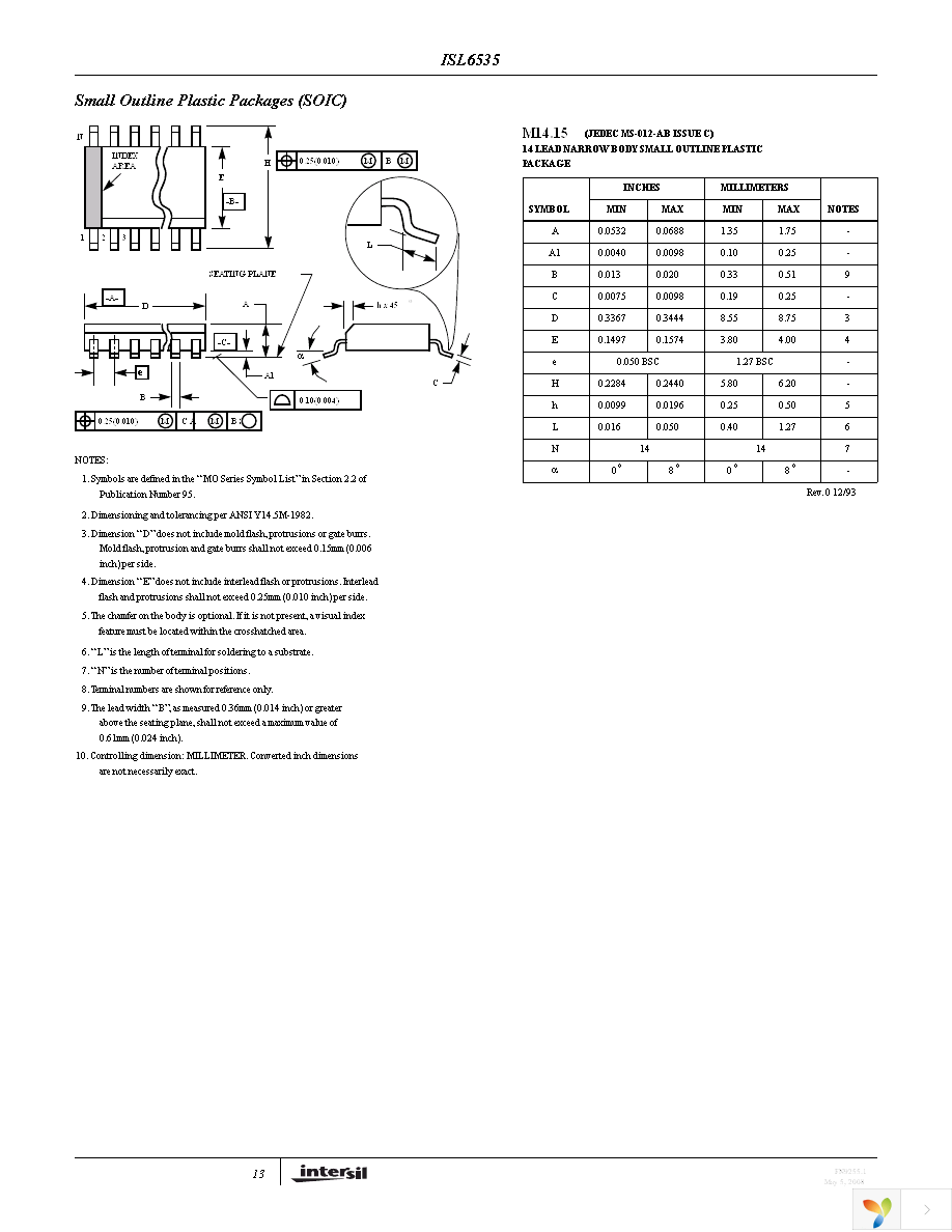 ISL6535CRZ Page 13