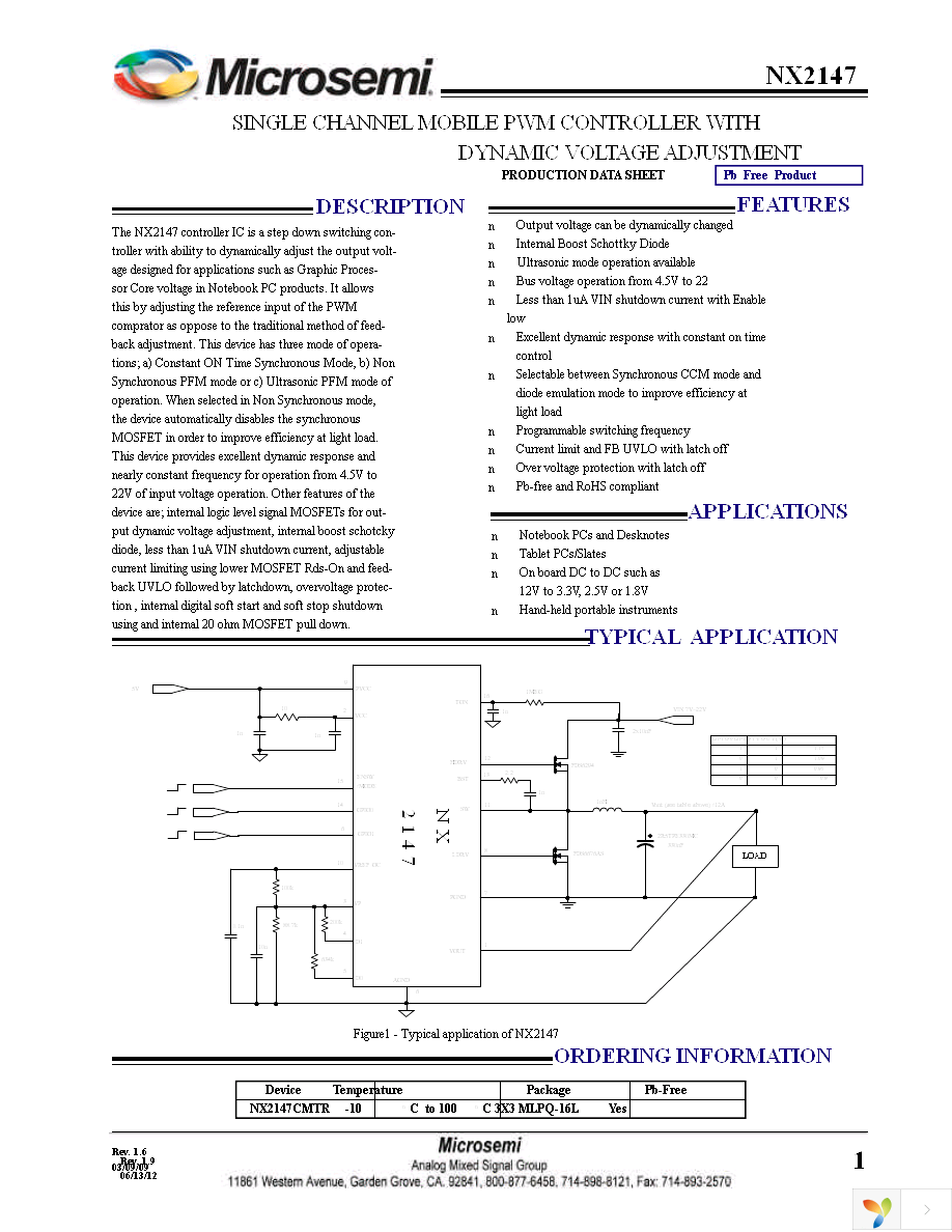 NX2147CMTR Page 1