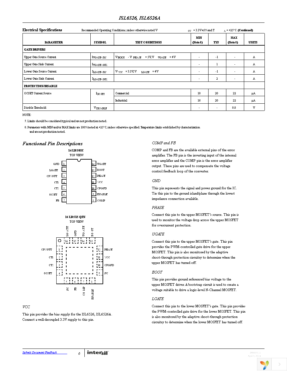 ISL6526CB-T Page 6