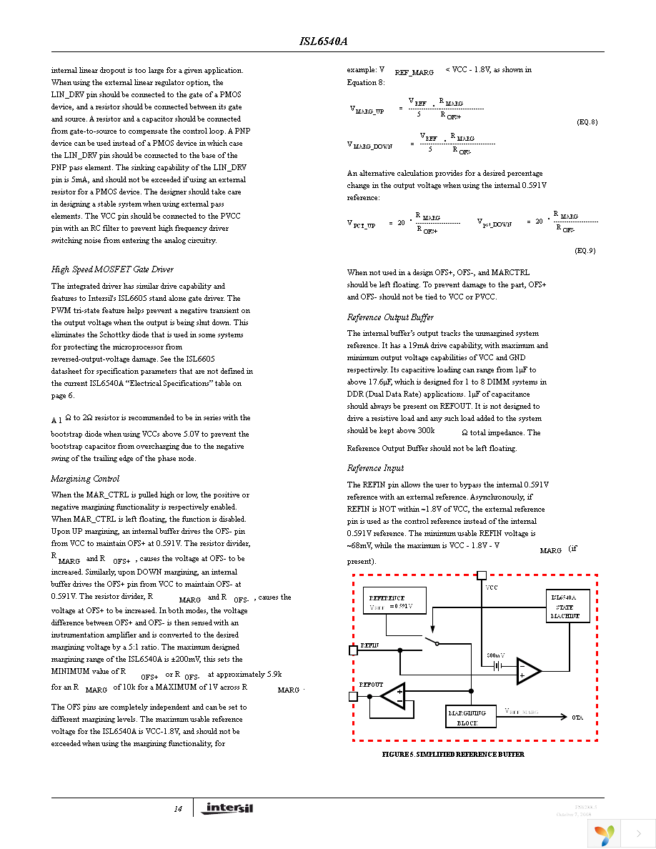 ISL6540ACRZ-T Page 14