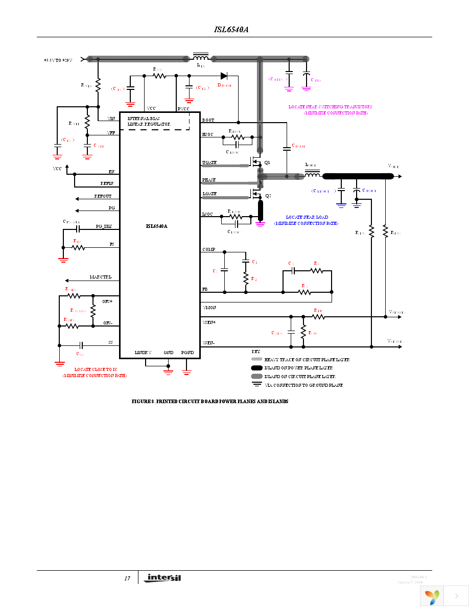 ISL6540ACRZ-T Page 17