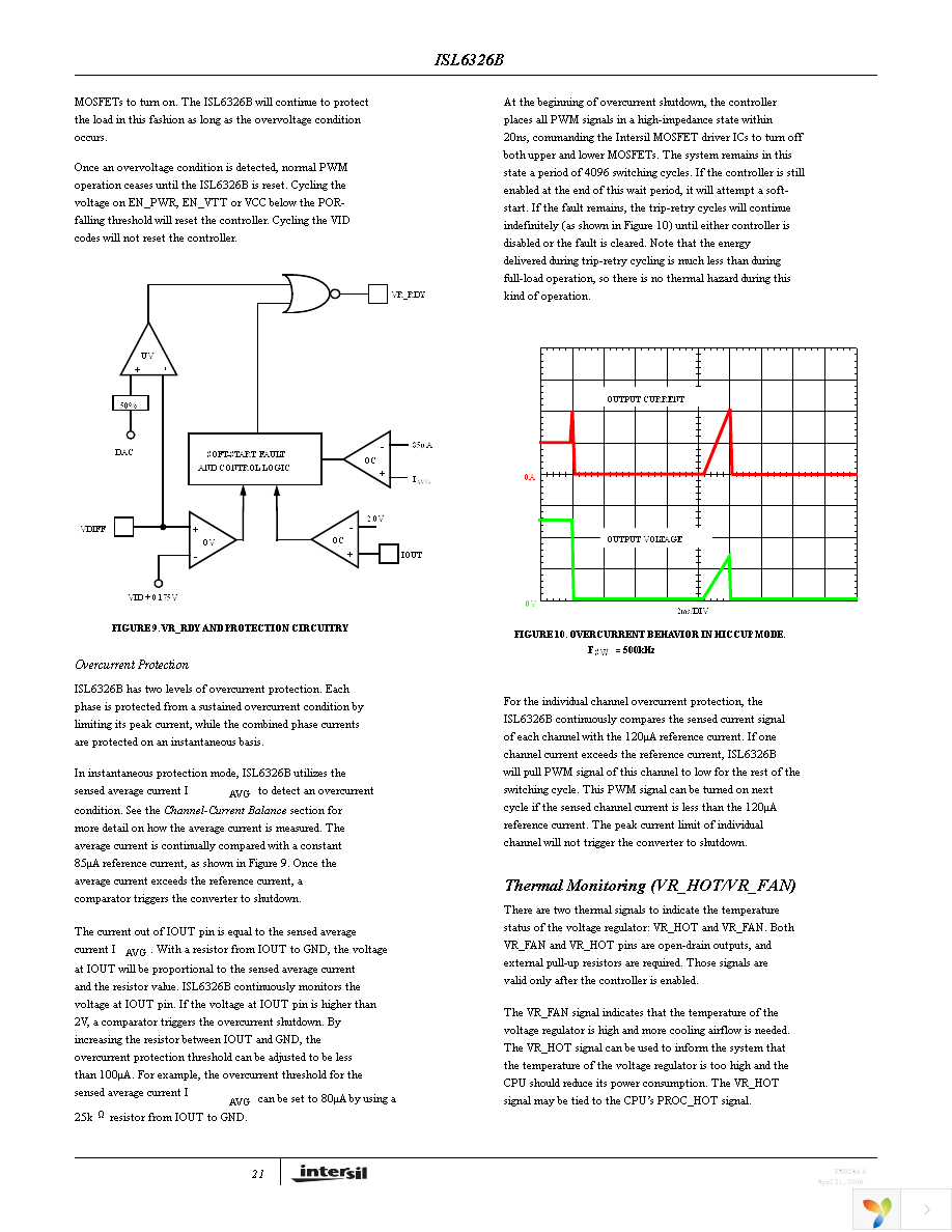 ISL6326BCRZ Page 21