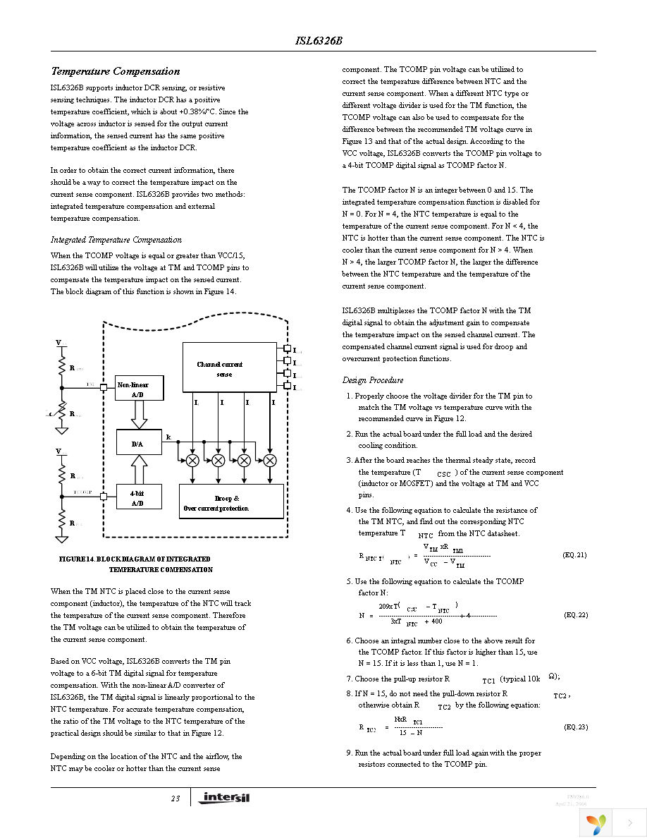 ISL6326BCRZ Page 23