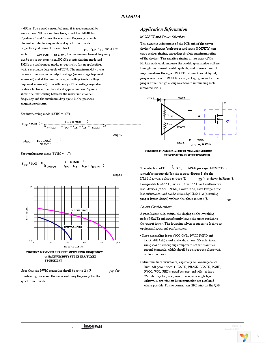 ISL6611AIRZ Page 12