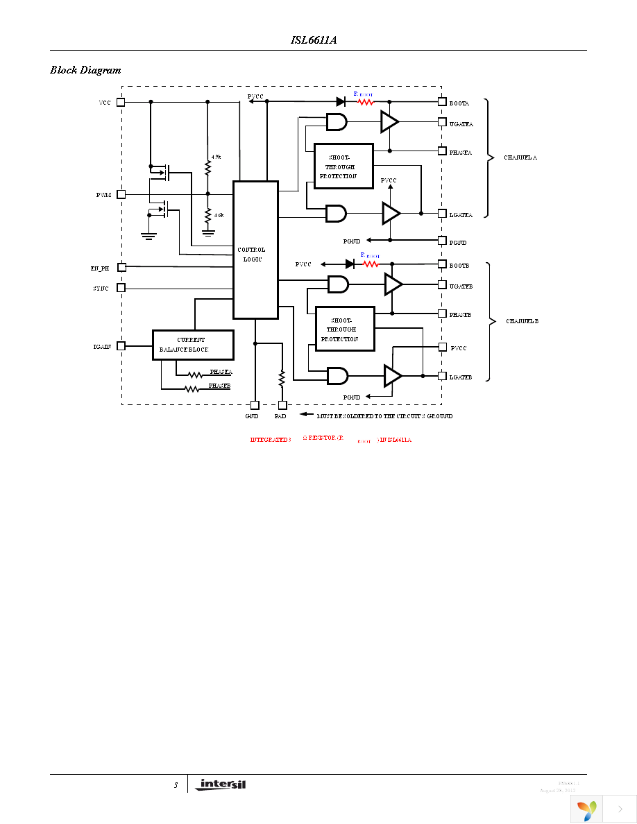 ISL6611AIRZ Page 3