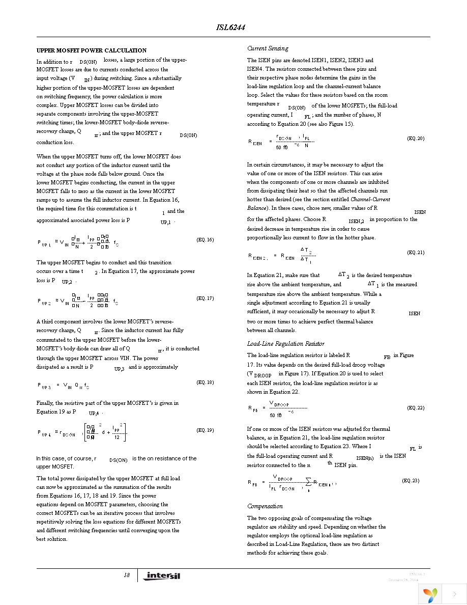 ISL6244CRZ Page 18
