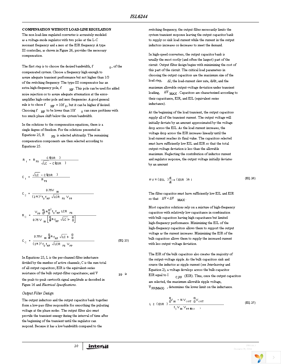 ISL6244CRZ Page 20