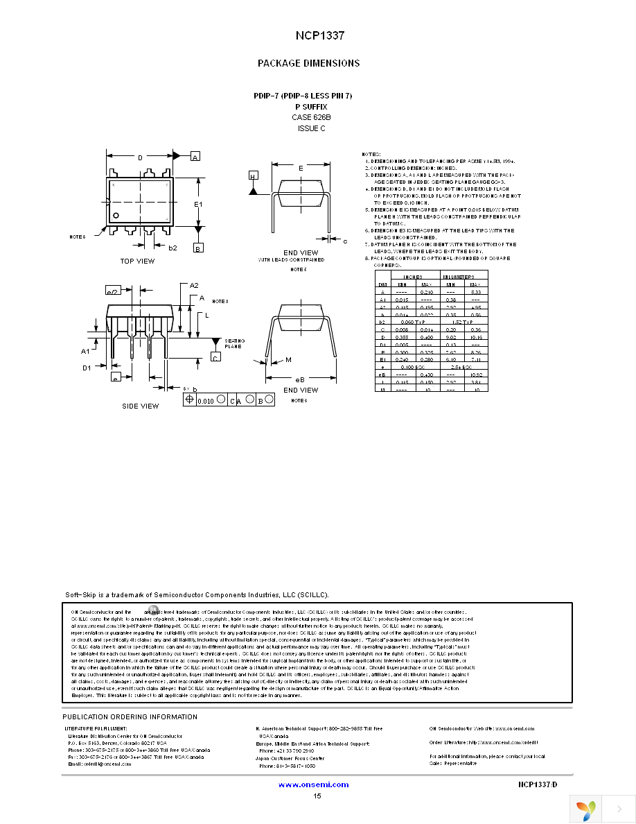 NCP1337DR2G Page 15