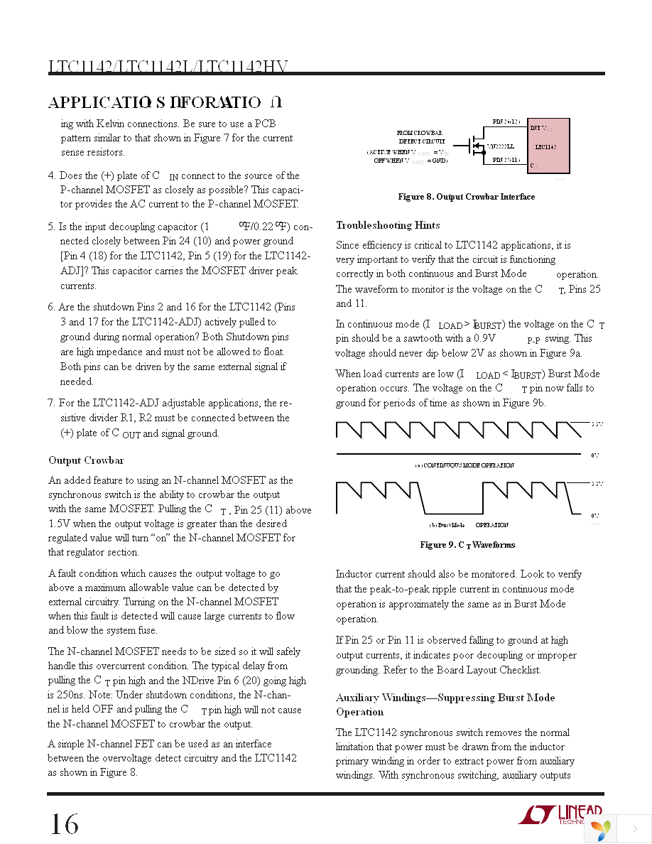 LTC1142CG Page 16