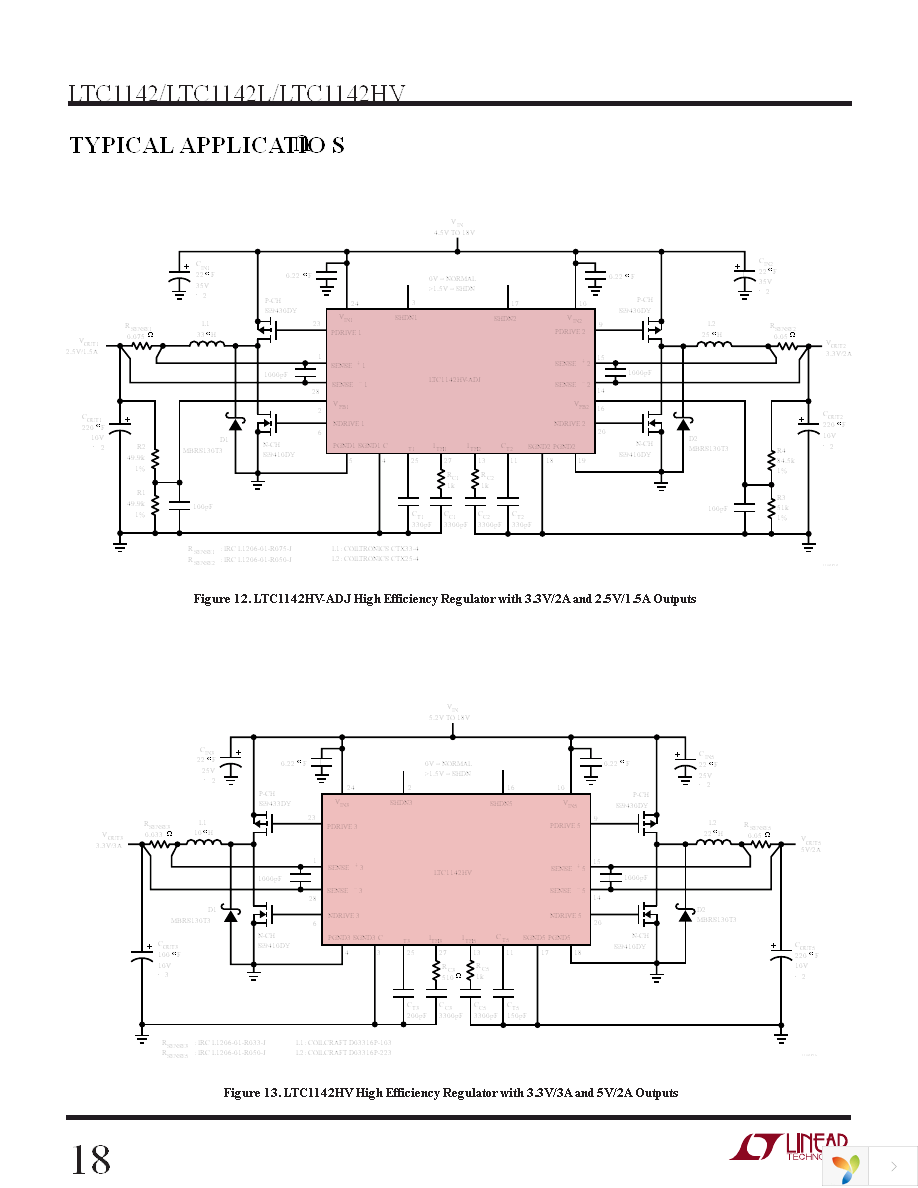 LTC1142CG Page 18