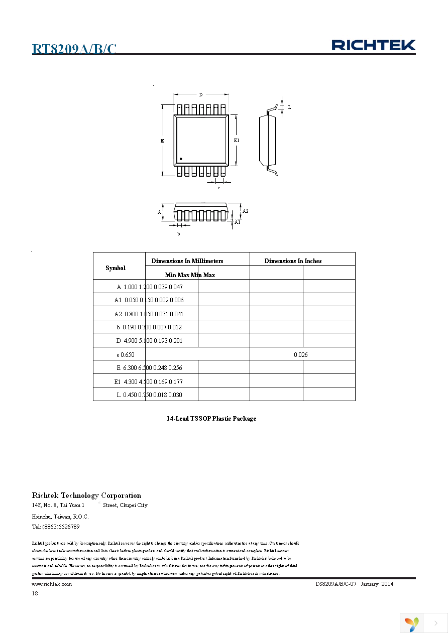 RT8209AGQW Page 18